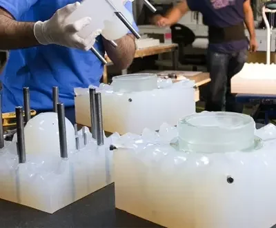 Vacuum casting factory